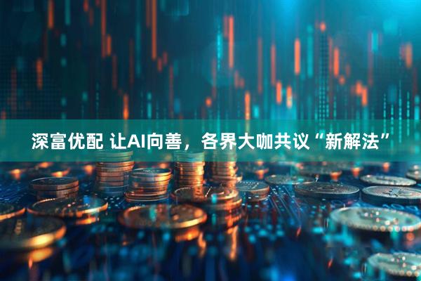 深富优配 让AI向善，各界大咖共议“新解法”