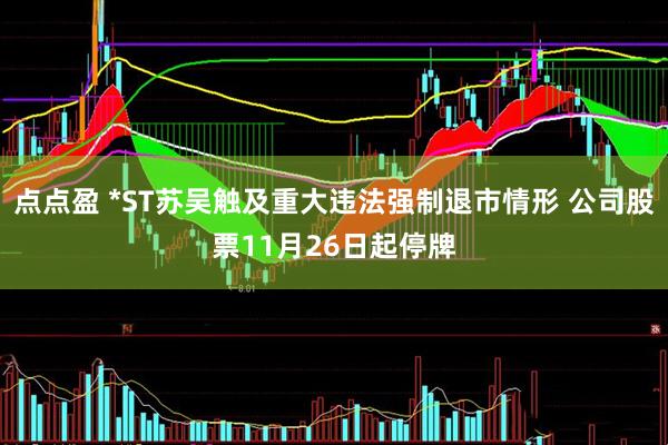 点点盈 *ST苏吴触及重大违法强制退市情形 公司股票11月26日起停牌
